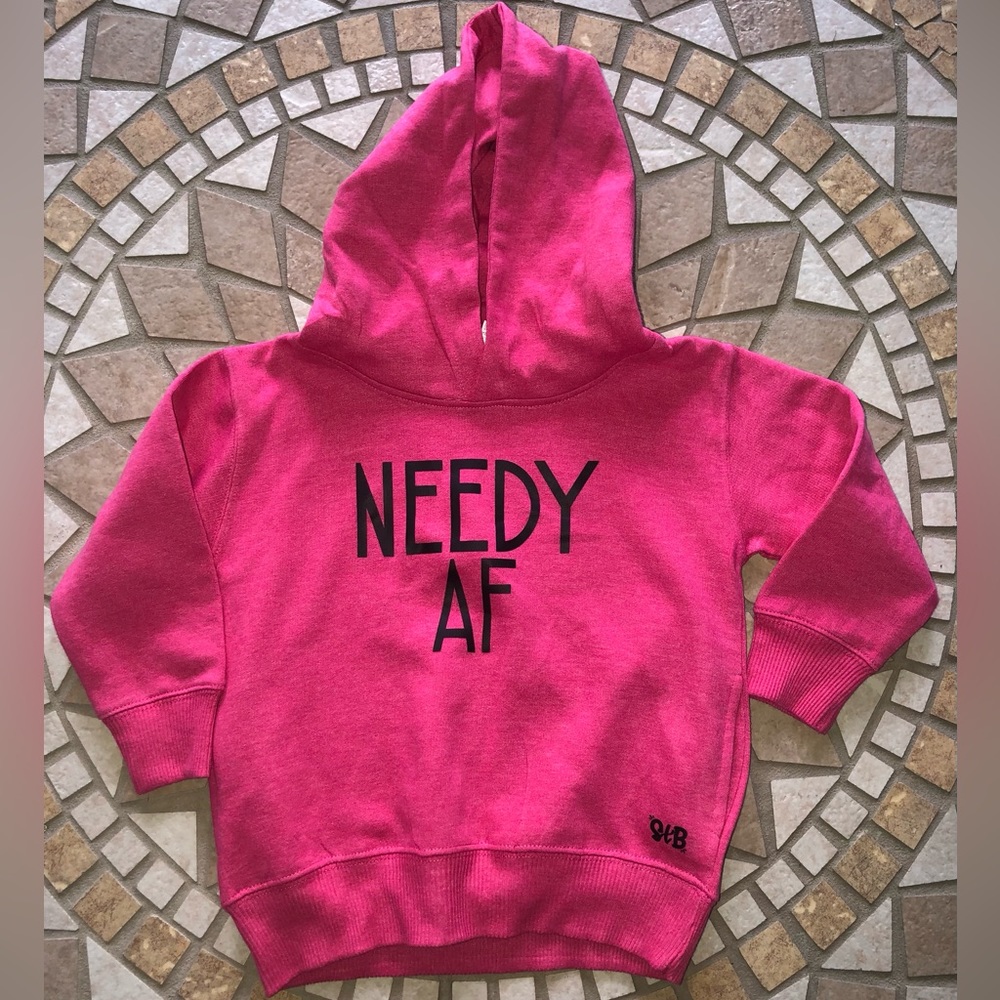 STB *Needy AF* Hoodie Sweatshirt Size 2 NEW 🩷🖤